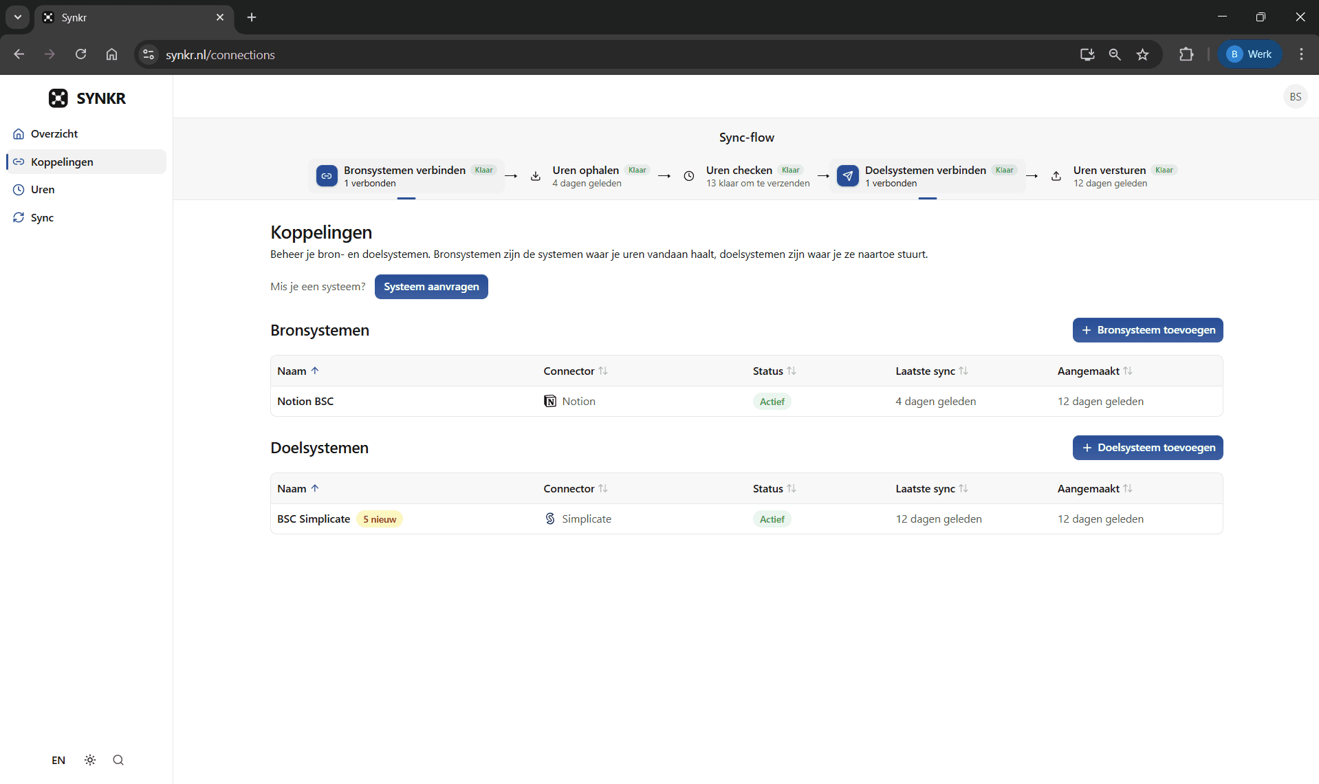 Synkr app screenshot